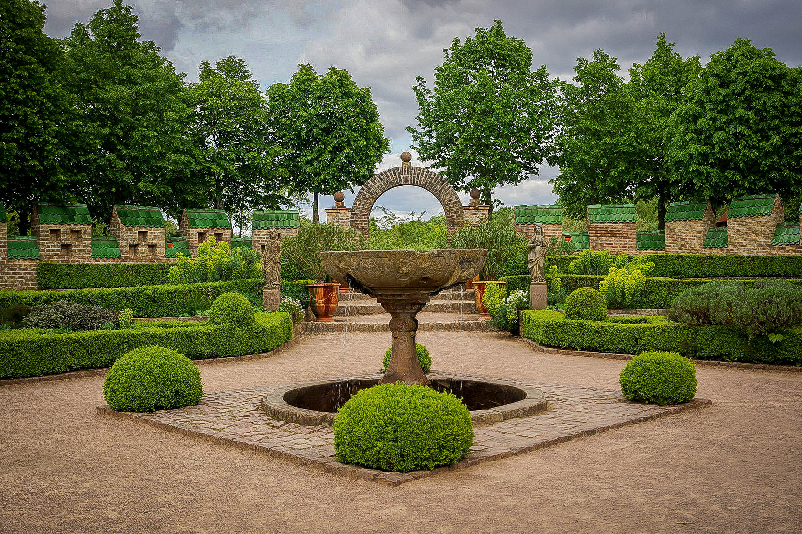 Jardin & fontaine