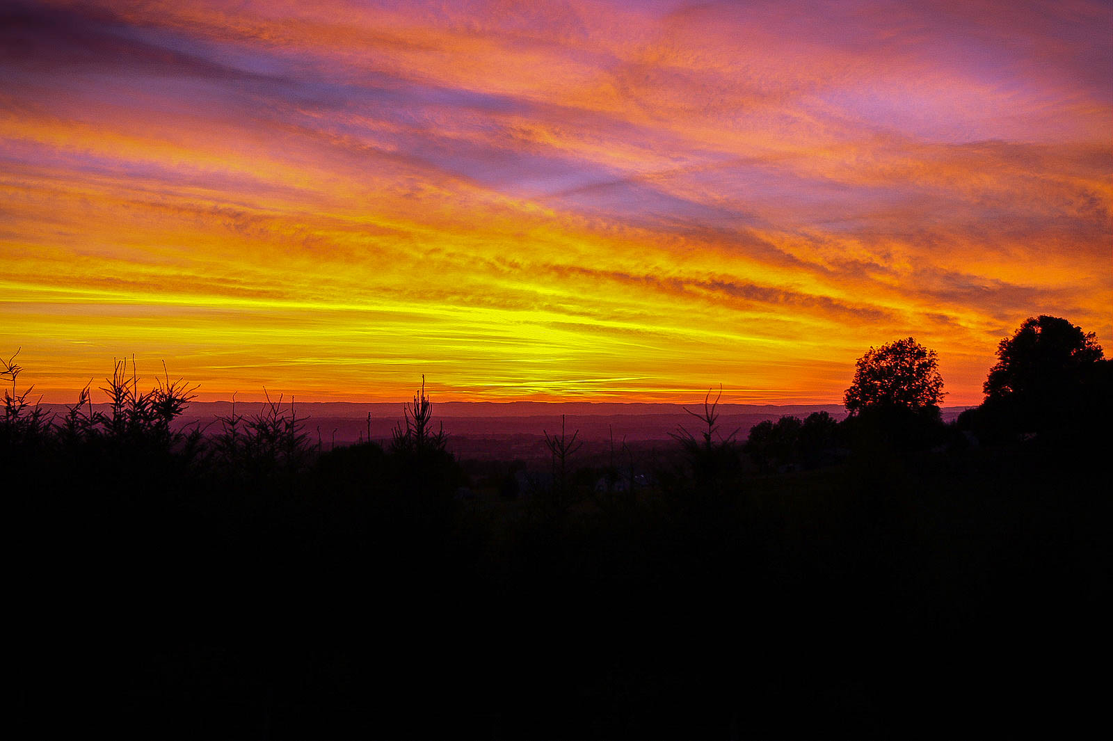 Ciel de feu