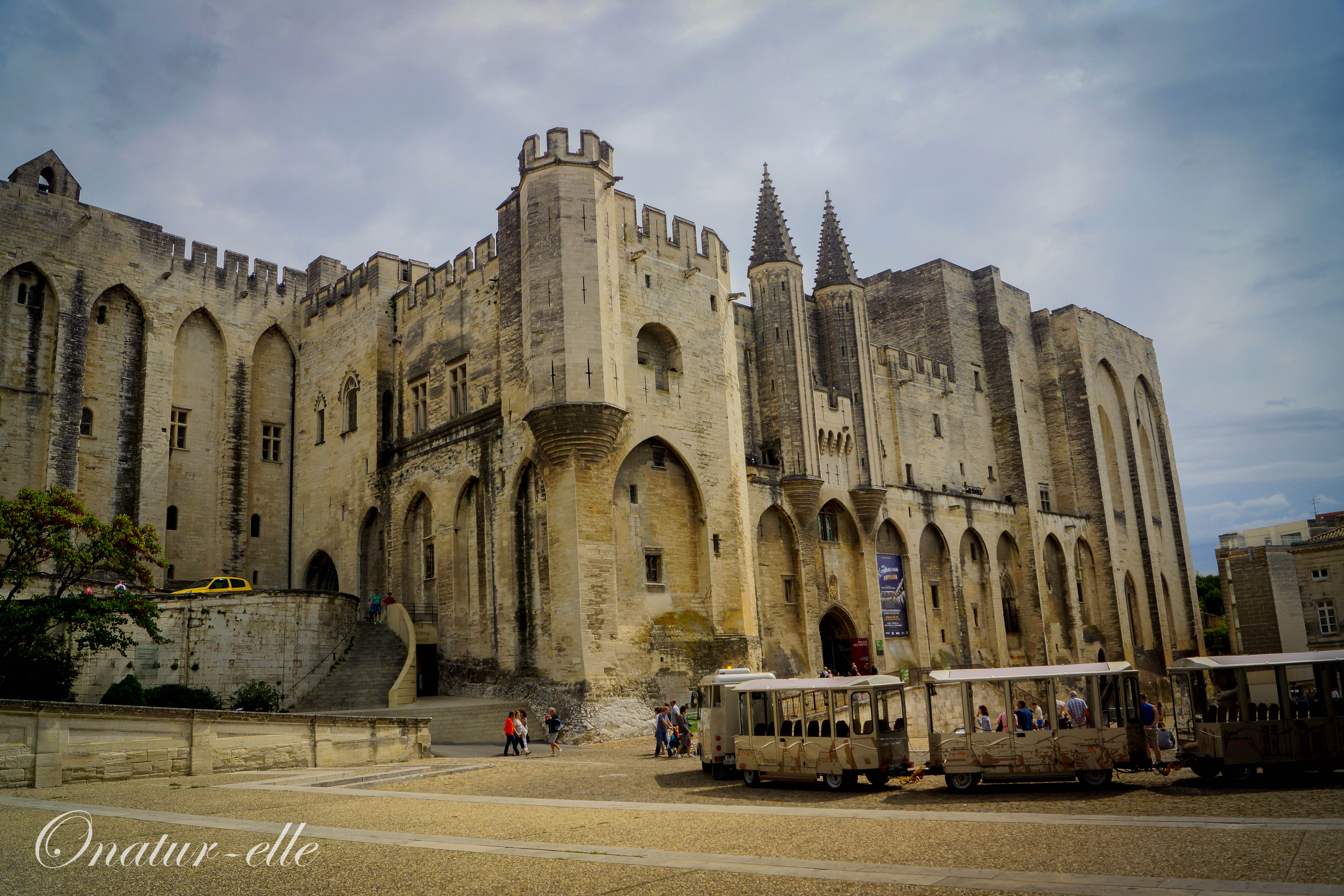 Palais des papes (vue de l’extérieur)