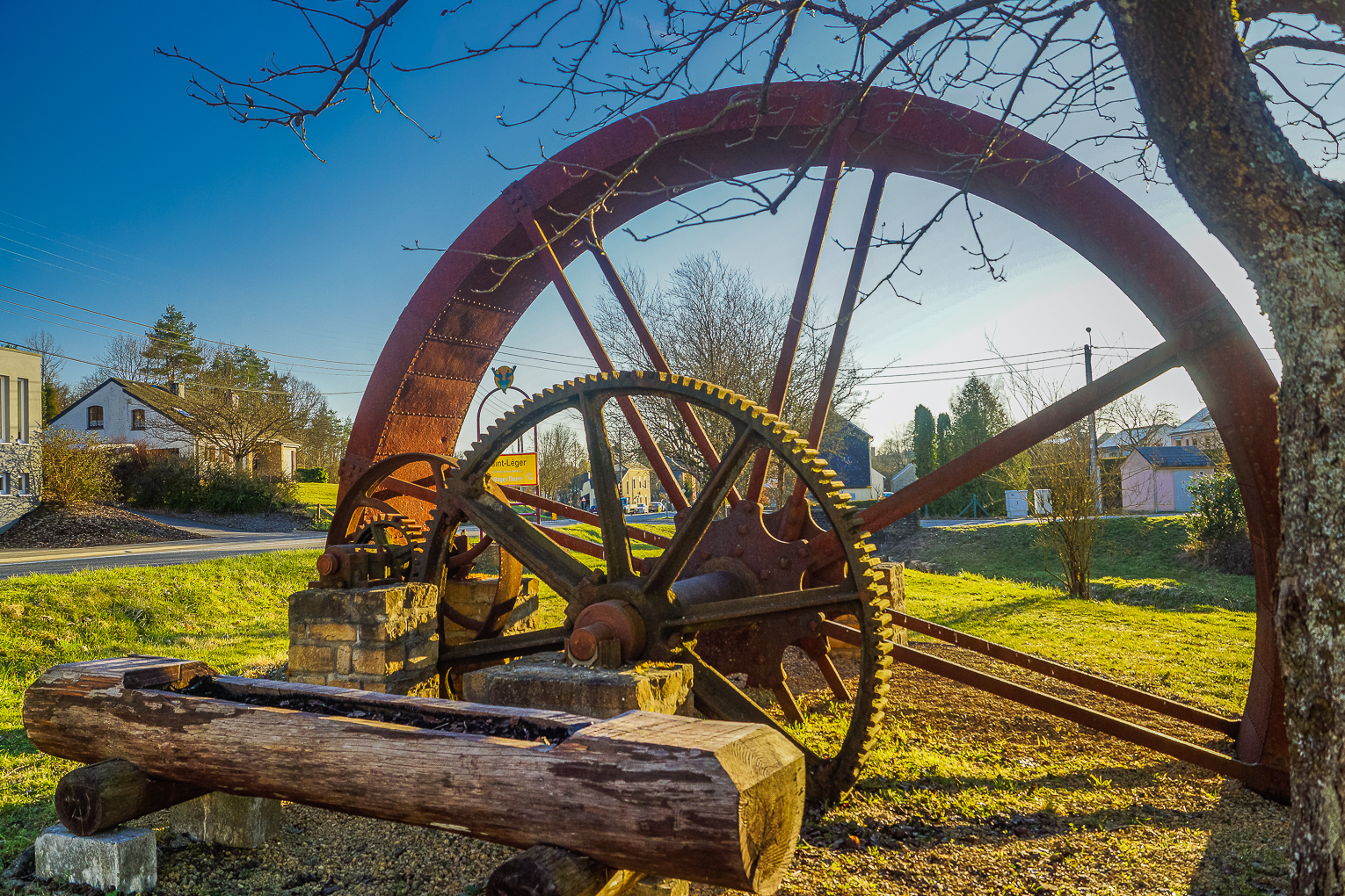 La roue hydraulique de Saint-Léger