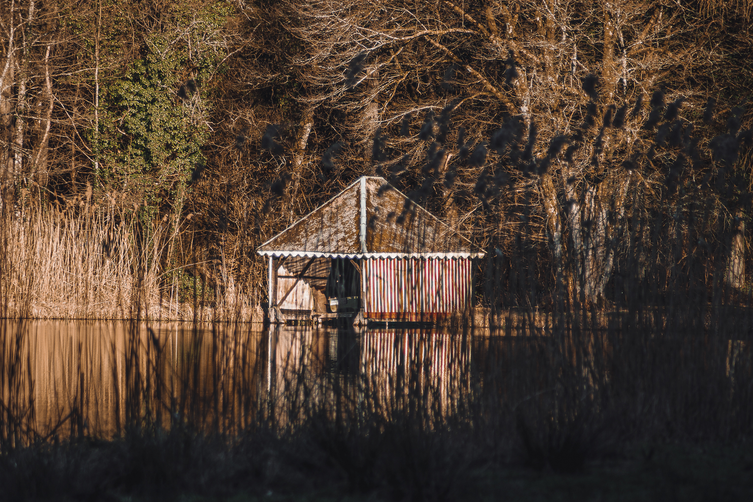 La cabane du pêcheur à Laclaireau