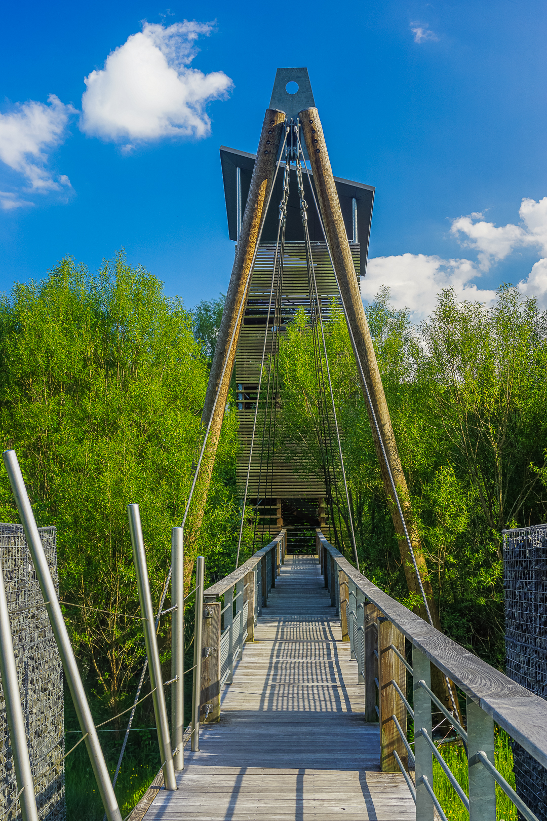 Passerelle aux oiseaux à Martelange